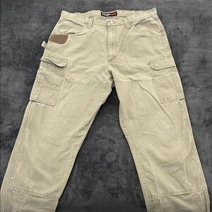 Wrangler Riggs Workwear Men's Beige Jeans